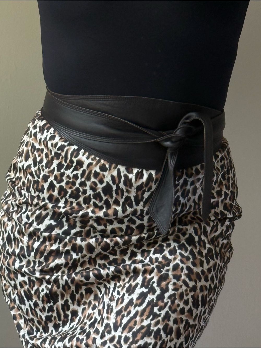 Leather belt